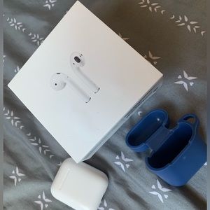 Air pods with original box and a case